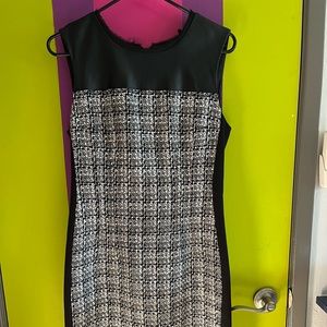 Tahari tweed work dress sz 6